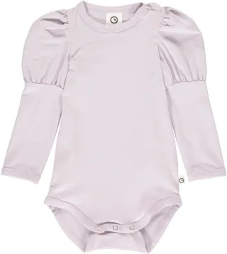 Müsli Cosy Me Langarm Body mit Rüschen GOTS soft lilac