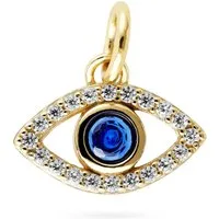 FAVS Kettenanhänger FAVS Damen-Charm 925er Silber 1 Spinell