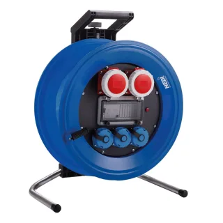 HEDI Kunststoff-Kabeltrommel Professional Plus Ø 450 mm, 32A-Ausführung, leer - K4003011D