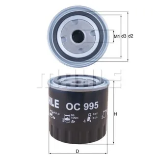 Mahle ?lfilter Nissan Renault Suzuki