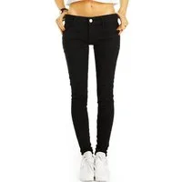 be styled Low-rise-Jeans Low Waist Jeans Hose hüftige Röhrenjeans Hüftjeans - Damen - j2e mit Stretch-Anteil