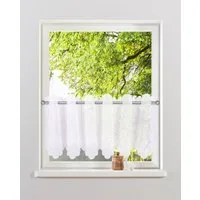 OTTO home Scheibengardine Maarle (1 St), Durchzuglöcher, transparent, Polyester