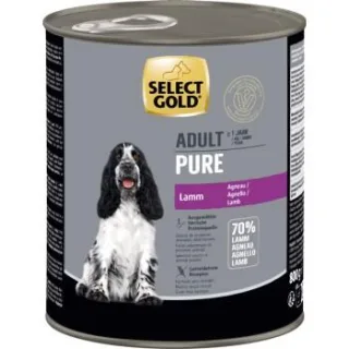 SELECT GOLD Pure Adult Lamm 24x800 g