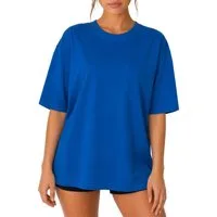 Reichstadt Oversize-Shirt Damen Oversized Kurzarmshirt 25RSW070 in kräftigen Farben
