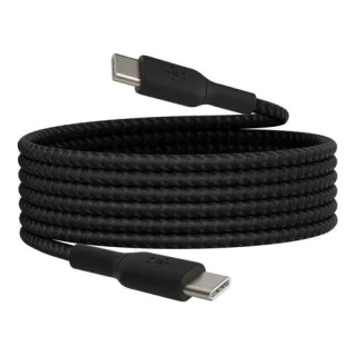 Belkin BOOST CHARGE geflocht.Kab USB-C/USB-C 2m sw. CAB004bt2MBK