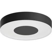 Philips Hue Smarte LED-Leuchte White & Color Ambiance Infuse Deckenleuchte M schwarz, Abschaltautomatik, Bluetooth, CCT - über Fernbedienung, Dimmfunktion, Farbsteuerung, Farbwechsel, Leuchtdauer einstellbar, Memoryfunktion, Nachtlichtfunktion, RGB, 