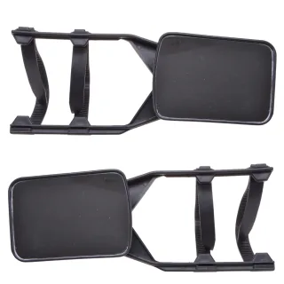 2x Universal PKW Wohnwagen Anhänger Spiegel Caravanspiegel Zusatzspiegel PAAR