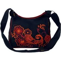 Guru-Shop Schultertasche Schultertasche, Hippie Tasche, Goa Tasche -..