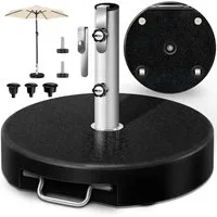 tillvex Sonnenschirm tillvex Granit Sonnenschirmständer, Balkonschirmständer für Schirmstöcke 16-48 mm & 300cm Schirmdurchmesser, Sonnenschirm, Granit Sonnenschirmständer
