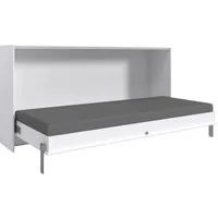 Wimex Schrankbett Juist Schrankklappbett Gästebett horizontal klappbar, 3 Liegeflächen, mit Lattenrost, Made in Germany