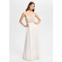 Hey Kyla Abendkleid - Bodenlanges Abendkleid mit filigraner Stickerei Taillierter Schnitt mit fließendem Rockteil
