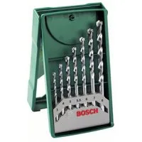 Spiralbohrer Mini-X-Line Steinbohrer-Set, 7-teilig, (7 Steinbohrer, Ø 3/4/5/5,5/6/7/8 mmVerpackung: Kunststoffdose mit Haftetikett mit EurolochAbmessung (lxbxh): 160 x 83 x 21Gewicht: 0,14 kg), Stein-Spiralbohrer-Set