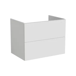 VitrA New Metropole Pure Waschtischunterschrank mit 2 Vollauszügen 78 x 52 x 60 cm Matt,67403 67403