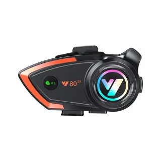 Coralme Y80 2X Motorcycle Intercom Helmet Bluetooth Headset 800 Meters Two-Person Intercom Suitable For Third-Party Helm