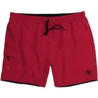 ADAMO Badeshorts Adamo Badebermuda Übergröße rot