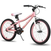 HILAND Kinderfahrrad 20 Zoll Mountainbike für Kinder,Jungen und Mädchen,Geschenk für Kinder, Hochwertiger Rahmen, Doppel-V-Bremse, Singlespeed, Weiches Sitzkissen