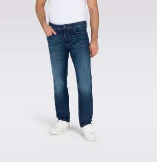 MAC - MAC JEANS - Arne, Recycled Denim blau - Gr. - 32