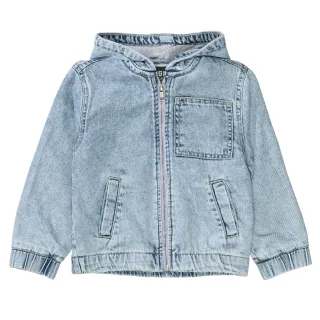 STACCATO - Kn.-Kap.-Denimjacke light blue denim - Gr. - 122