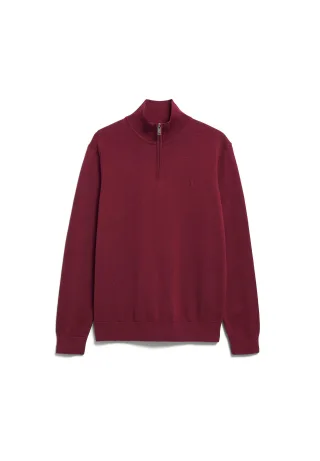 Armedangels - FAABES KNIT SWEATER velvet red - Gr. - L