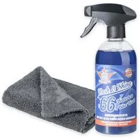 Shinykings Wash & Shine BIKE - Schnellreiniger - 0,5 Liter + Spezialtuch Insektenentferner