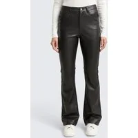 TOM TAILOR Denim Stoffhose Hosen & Chino Flared Hose in Lederoptik