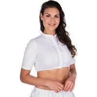 Spieth & Wensky Dirndlbluse Dirndlbluse - BIBING - weiß