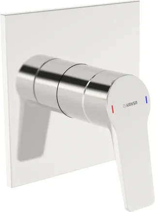 Hansa Einhandmischer Sichtteil f. einen Abgang, HANSATWIST 8985 Rosette eckig verchromt, 89859023 89859023