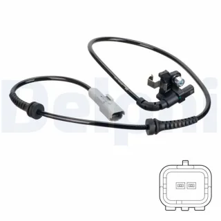 Delphi ABS-Sensor hinten Citroen C4 Ds4 DS Ds Peugeot 307 308