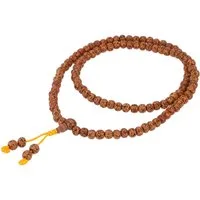 Guru-Shop Perlenkette Japa Mala, Rudraksha Gebetskette, buddhistische..