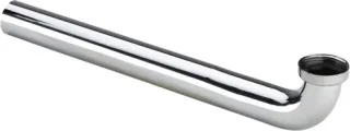 Viega Ablaufbogen 5621.24 in G1 1/4 x350mm Messing verchromt 575588
