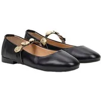 Desa Damen Ballerinas aus echtem Leder – Leichte, bequeme Freizeitschuhe Ballettschuh