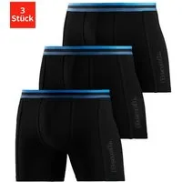 Bench. Langer Boxer (Packung, 3-St) Unterhosen mit elastischem Bund und Logodruck auf dem Bein