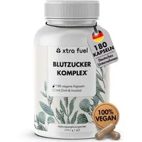 XTRA FUEL Blutzucker Komplex* mit Ceylon-Zimt, Inositol & Olivenblatt Kapsel, 119,1 g