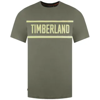 Grünes Herren-T-Shirt der Marke Timberland