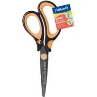 Pelikan Papierscheren Schulschere griffix NeonBlack Rechtshänder Spitz 15cm