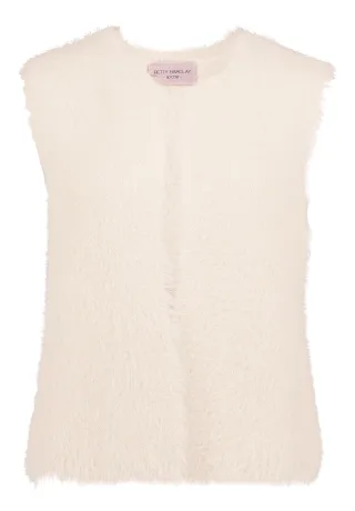 betty barclay - so cosy - - Strickweste beige - Gr. - 36
