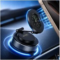 NEXGEN LUXUS HANDY-ZUBEHÖR Smartphone-Halterung Handyhalterung Auto Magnet KFZ Smartphone Halterung mit Uhr 360 NEU, (bis 7 Zoll, 1-tlg. Handyhalterung, Magnetischer Halt, edle Uhr & 360° Premium-Komfort)