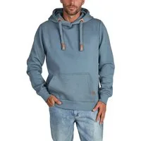 DENIMFY Kapuzenpullover Herren Hoodie DFIvo Regular Fit Longsleeve Sweatshirt mit Kängurutasche