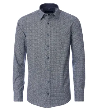 CASAMODA - Freizeithemd blau - Gr. - 4XL