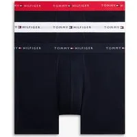 Tommy Hilfiger Underwear Boxershorts 3P BOXER BRIEF WB (Packung, 3-St., 3er-Pack) mit kontrastfarbenem Logobund