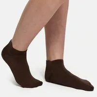 cfab Socken Sneaker Socken, 4er Pack-Braun-43 - 46 Push-up effekt
