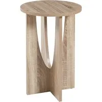 en.casa Beistelltisch, Sofatisch »Rindal« 38x56,5 cm Eichenoptik