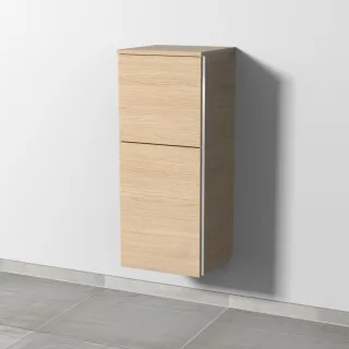 Sanipa 3way Mittelschrank mit 1 Tür und 1 Auszug, Eiche-Nordic, BR12648 BR12648