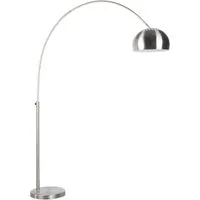 Trendmöbel24 Stehlampe Stehlampe Bogenlampe METAL BOW gebürstet von Zuiver, ohne Leuchtmittel
