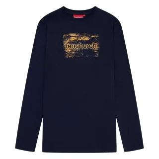 Fenchurch - "Minories" T-Shirt für Herren, Langärmlig (Marine)