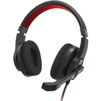 Hama PC-Office-Headset "HS-USB400 V2", Stereo, Schwarz, USB-Headset PC-Headset (Zusatzfunktionen: Lautstärkeregler, Mikrofon-Stummschaltung)