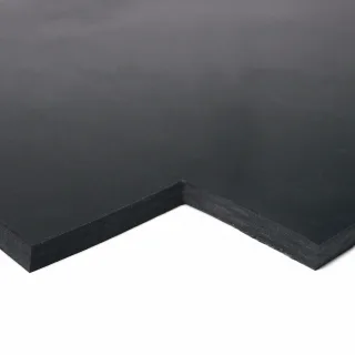 Chloropren (CR) Rubber Gummiplatten Industriegummi | Größe: 1.4 m x 10 m x 4.5 mm