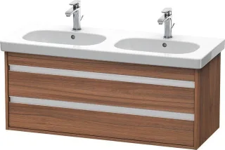 Duravit Ketho Waschtischunterbau wandhängend Nussbaum Matt 1150x455x480 mm - KT664907979 KT664907979