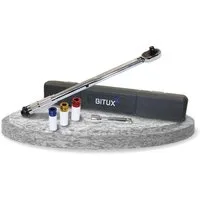Bituxx Drehmomentschlüssel Drehmomentschlüssel mit Felgenschutz Nuss 3er Set (17mm/19mm/21mm) (Spar-Set, 4 St., MS-16492)