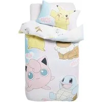Next Bett-Set Pokemon Bettbezug und Kissenbezug im Set, Bezug: Baumwolle